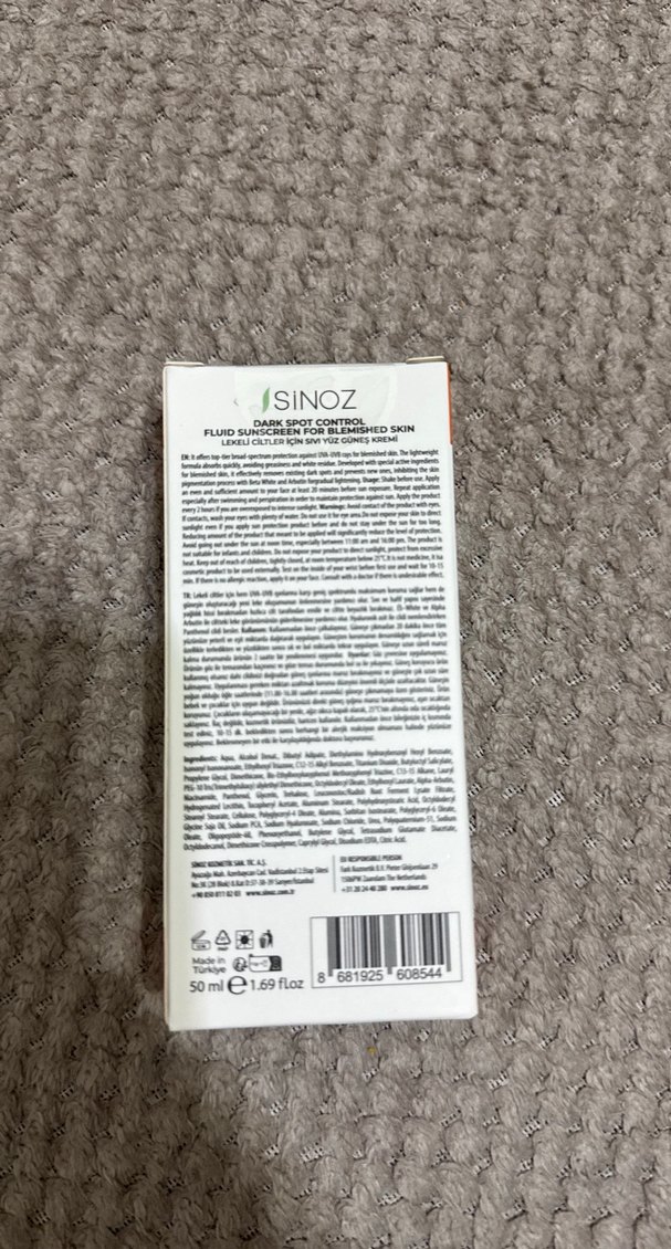 Sinoz Leke Karşıtı SPF 50 Güneş Kremi - Görsel 2