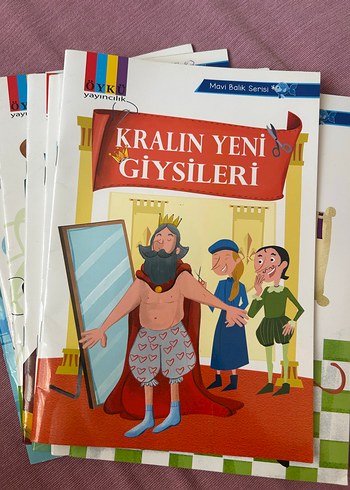 Mavi balık serisi çocuk kitapları 10 Adet 1.Sınıf