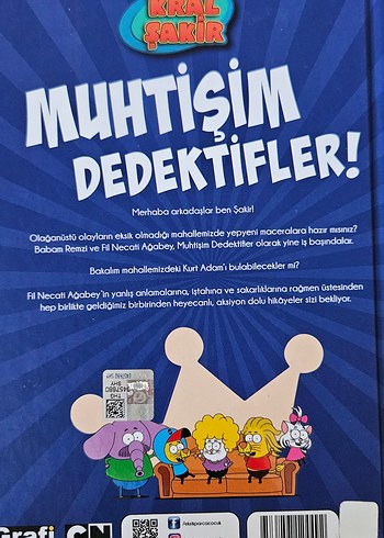 Kral Şakir Muhtişim Dedektifler Çocuk Kitabı