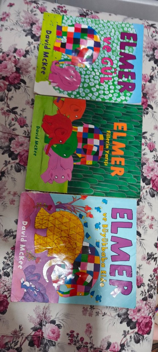 3 adet Elmer Çocuk Kitapları Seti - Görsel 2