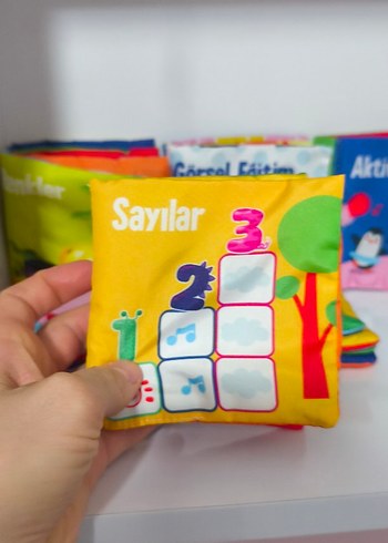 6 adet bez kitap, yıkanabilir - Görsel 2