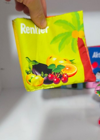 6 adet bez kitap, yıkanabilir - Görsel 5