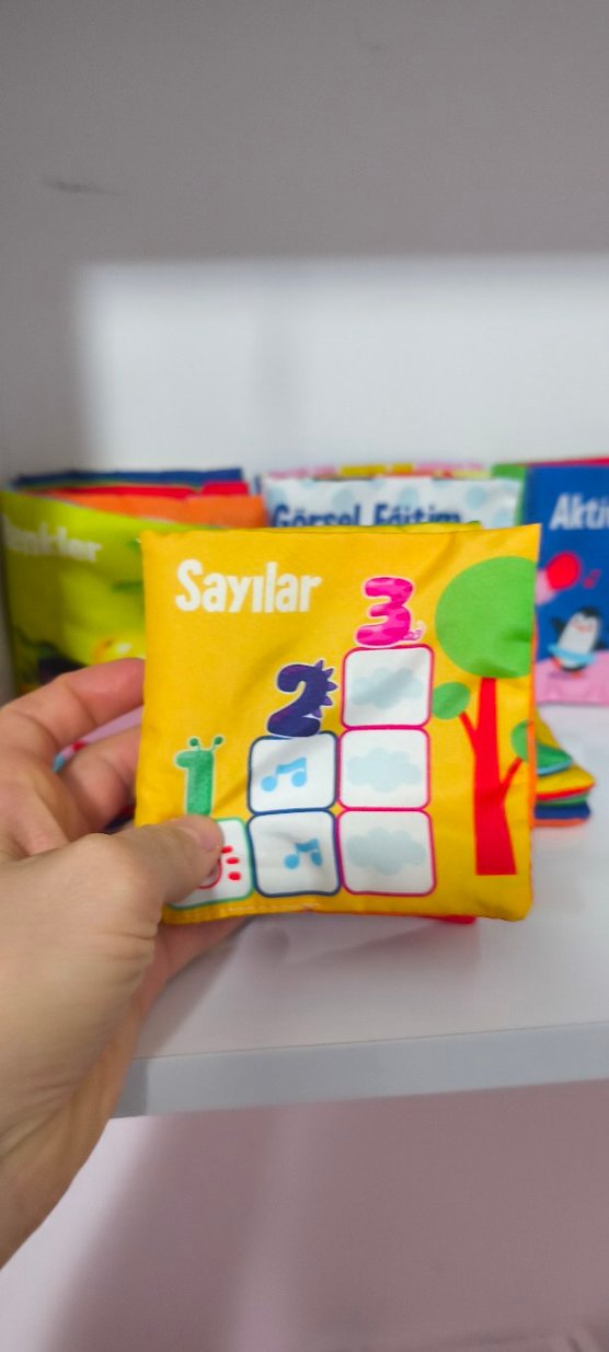 6 adet bez kitap, yıkanabilir - Görsel 2