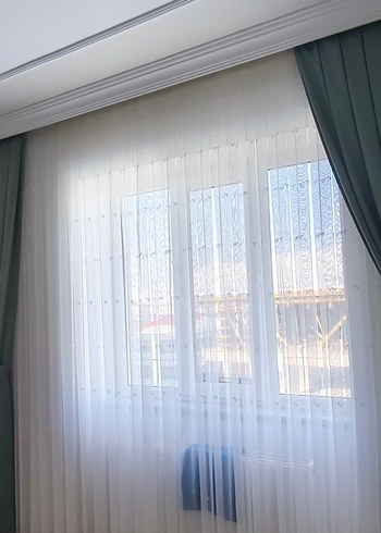 3 adet fon perde - Görsel 2