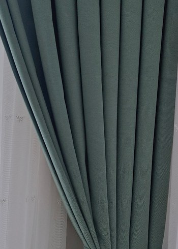 3 adet fon perde - Görsel 4