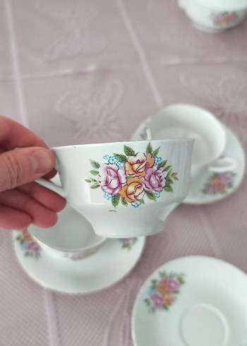 antika fincan , sütlü kahve fincanıdır - Görsel 11