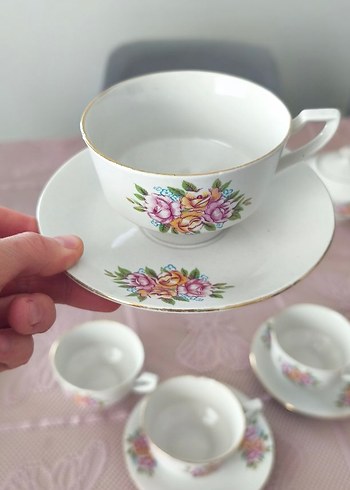 antika fincan , sütlü kahve fincanıdır - Görsel 7