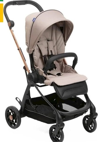 Chicco çift taraflı kullanılabilen çift pusetli bebek Arabası