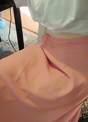Pembe midi boy etek