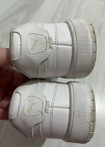 Beyaz Puma Bağcıklı Spor Ayakkabı - Görsel 3