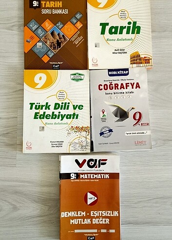 9.SINIF TEST KİTAPLARI 