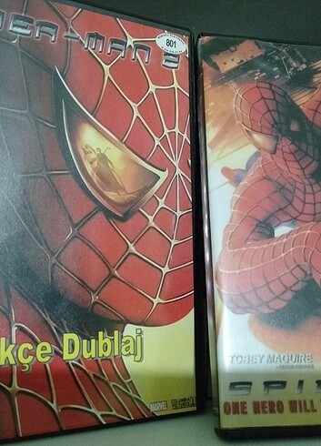 Spiderman 1-2 dvd tane 25