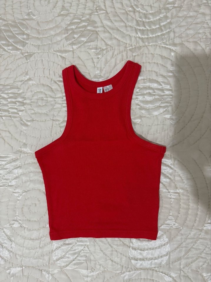 H&M Ribanlı Kolsuz Üst - Görsel 5