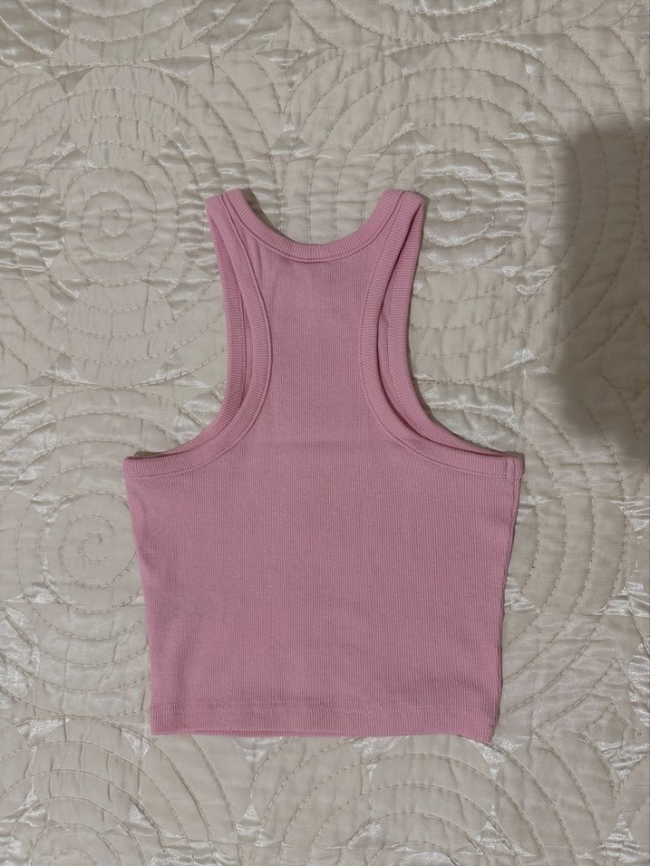 H&M Ribanlı Kolsuz Üst - Görsel 4