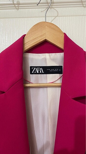 m Beden pembe Renk Zara Blazer Ceket