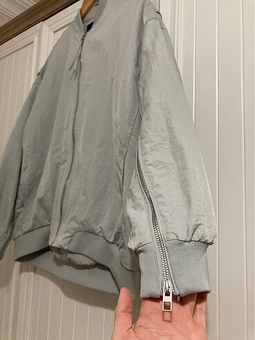 m Beden gri Renk Zara Bomber Ceket