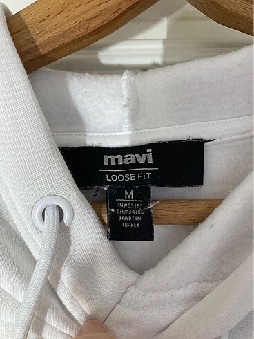 m Beden beyaz Renk Mavi Sweatshirt