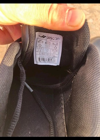 Erkek Siyah Bağcıklı Spor Ayakkabı - Görsel 4