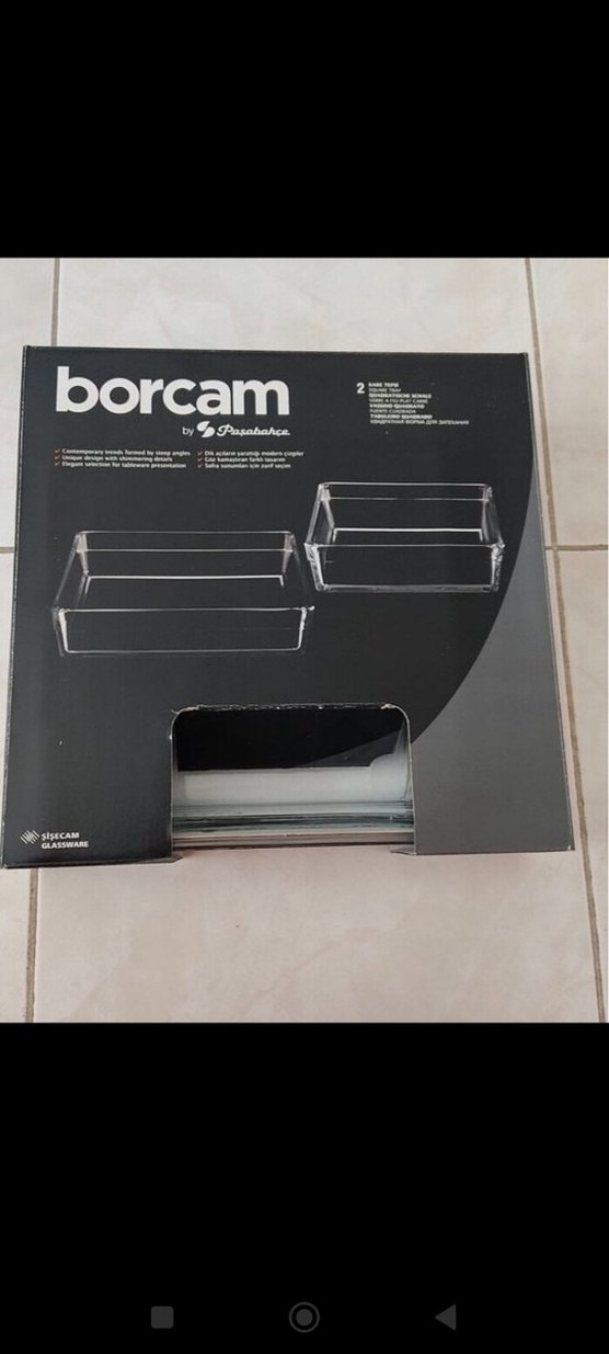 İki Parça Cam Kare Fırın Kabı - Görsel 3