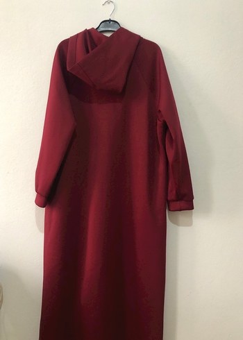 Bordo Uzun Kesim Kadın cap - Görsel 2