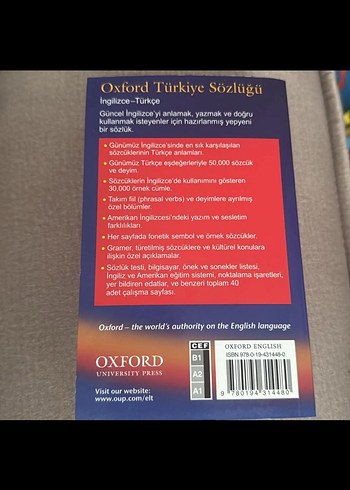 Oxford Türkiye İngilizce-Türkçe Sözlük