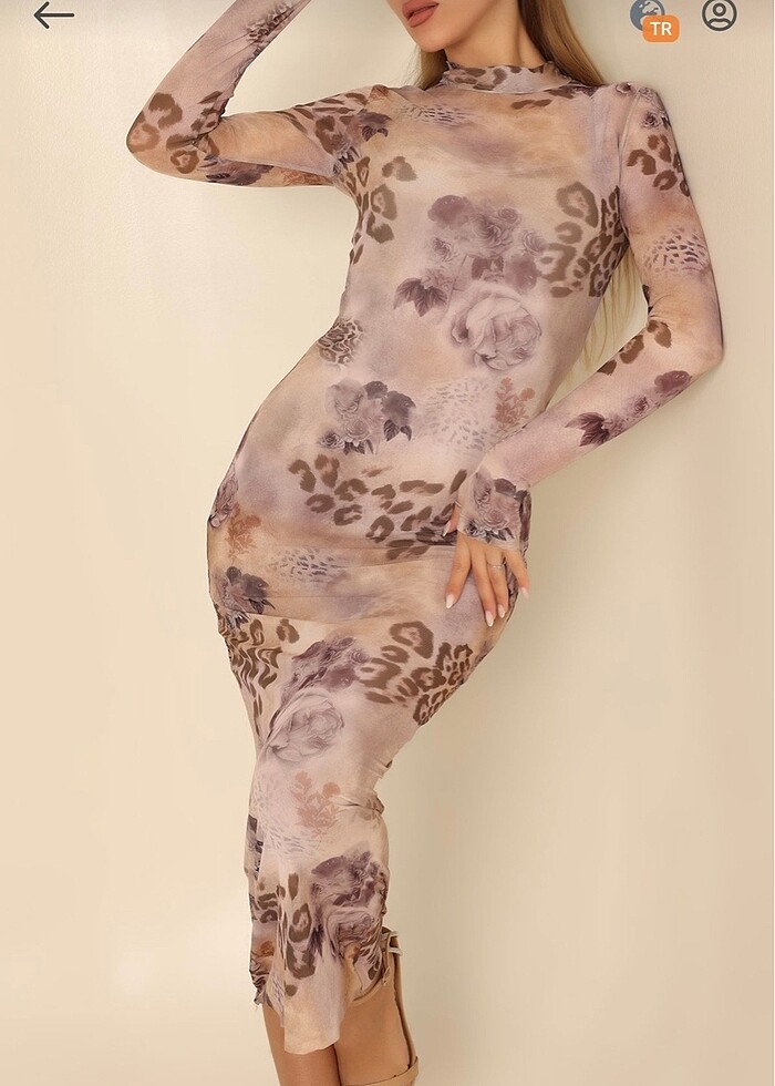 Çiçekli elbise - Görsel 4