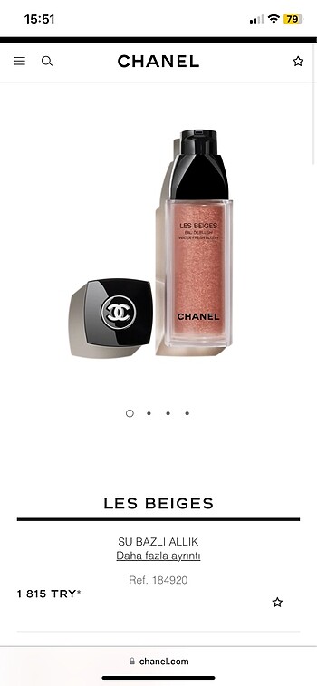 chanel les beiges allik warm pink