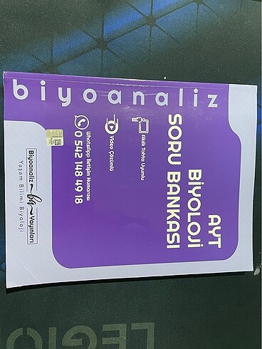 BİYOANALİZ AYT BİYOLOJİ