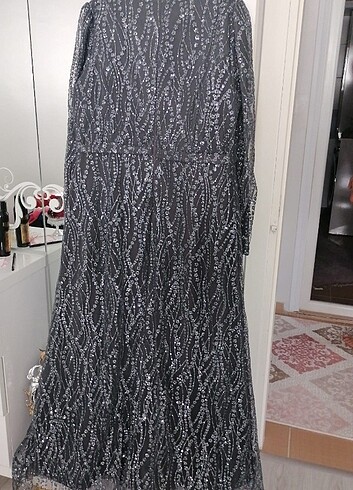 Tesettür abiye elbise - Görsel 3