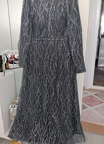 Tesettür abiye elbise - Görsel 4