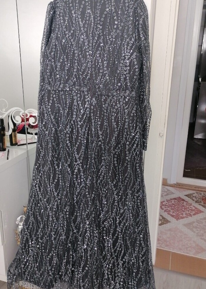 Tesettür abiye elbise - Görsel 3