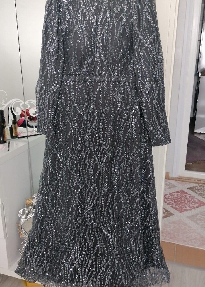 Tesettür abiye elbise - Görsel 4