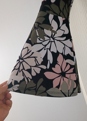 Zara Bohem Çok Renkli Uzun Elbise