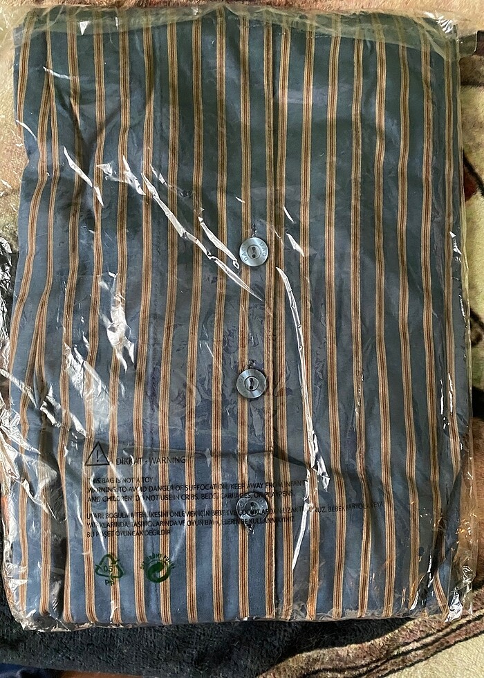 Dagi marka gömlek yaka erkek pijama takımı indigo 3xl - Görsel 4