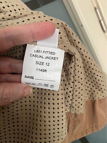 Barbour 12 beden hiç kullanılmamış unisex ceket - Görsel 10