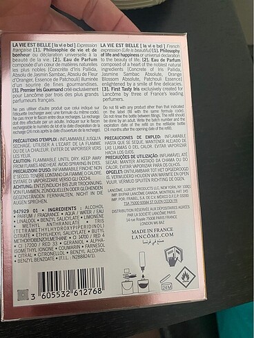 Beden Renk La vie est belle yeni paketli 50 ml parfüm