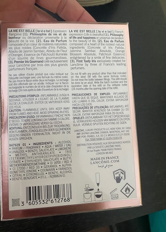 La vie est belle yeni paketli 50 ml parfüm ürün orijinaldir . Yu - Görsel 4