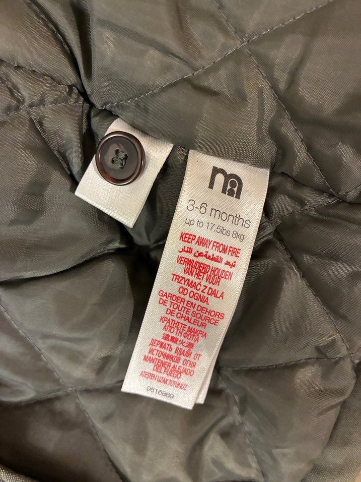 Gri Kürklü Kamuflaj Desenli Erkek Çocuk Mont - Görsel 3