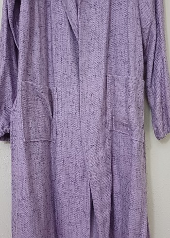 Uzun Kollu lila hırka - Görsel 5