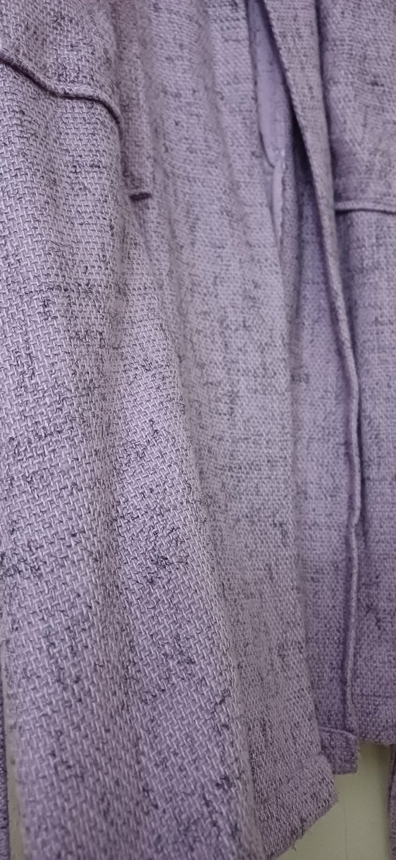 Uzun Kollu lila hırka - Görsel 3