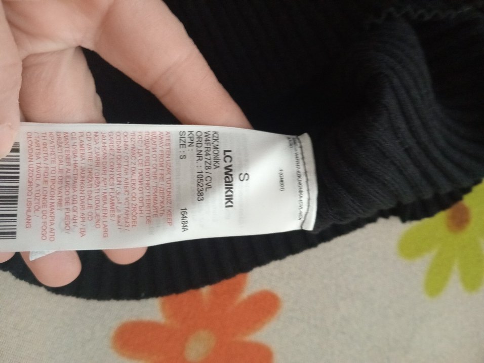 Siyah Boğazlı Triko Kadın Kazak - Görsel 5