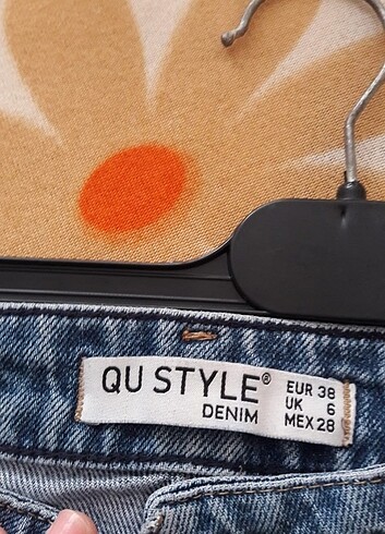 38 Beden mavi Renk QU STYLE yeni gibi