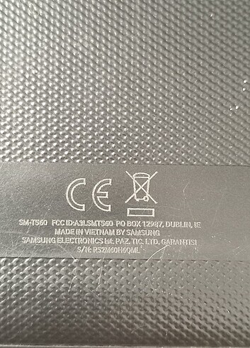Beden Renk Samsung tablet