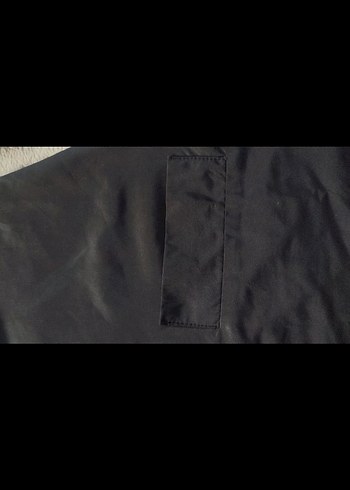 Kadın Siyah Uzun Kollu Kapüşonlu Yağmurluk - Görsel 5