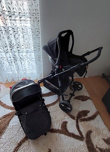 9- 18 kg Beden siyah Renk Bebek arabasi