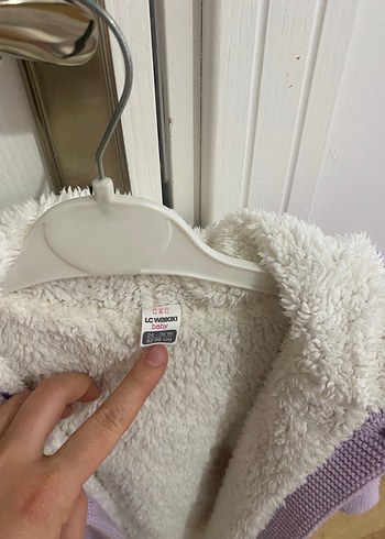 Kız Çocuk Lila Örgü Hırka - Görsel 3