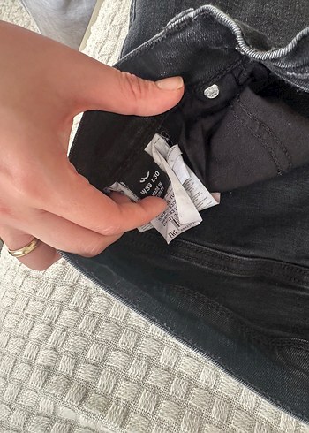 Erkek Gri Dar Kesim Denim Jean - Görsel 2