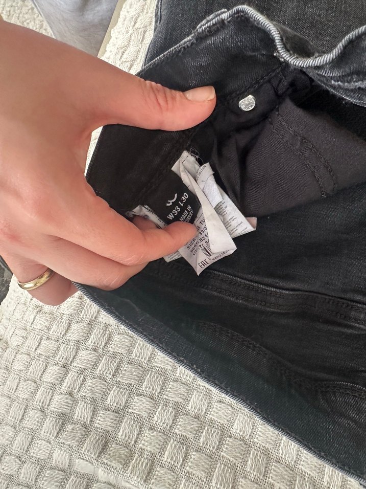 Erkek Gri Dar Kesim Denim Jean - Görsel 2