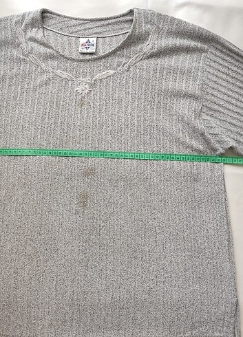 Vintage Triko Bluz Kazak Büyük beden - Görsel 6