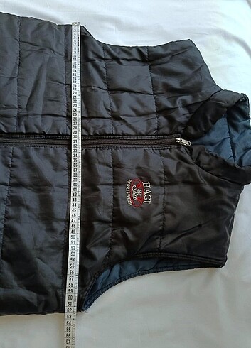 HAGI Çift Taraflı Şişme Vintage Yelek Retro Oldschool - Görsel 3